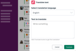 Translator for Slack